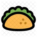 Taco Mexican Fast Food Icon