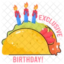 Meat Meal Taco Icon