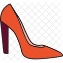 Icono De Relleno De Zapatos Icono