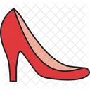 Icono De Relleno De Zapatos Icono