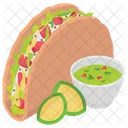Tacos Tortilla Tacos Mexican Dish Icon