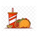 Tacos Meal Fast Food Icon