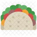 Taco Mexicano Tortilla Icono