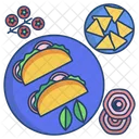 Tacos And Nachos  Icon