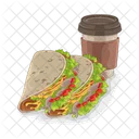 Tacos Nourriture Collation Icon