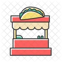 Wagen Tacos Mexikanisch Symbol