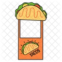Taco Food Booth Icon