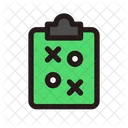 Coach Tactic Table Icon