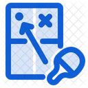 Tactic Strategy Ping Pong Icon