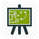 Tactical Board Strategy Sports Icon