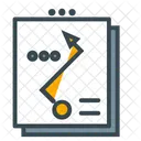 Tacticas Informe Grafico Icono