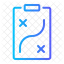 Tacticas Estrategia De Planificacion Negocios Icono