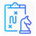 Tactics Business And Finance Strategic Plan Icon