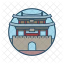 Taedong Famous Building Landmark Icon