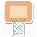 Ruckwand Basketball Tor Symbol