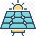 Panel Solarpanel Sonne Symbol