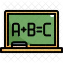 Tafel Bildung Zuruck Zur Schule Symbol