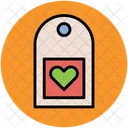 Tag Heart Label Icon