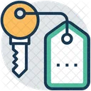 Key Keychain Tag Icon