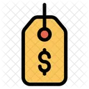 Dollar Label Tag Icon