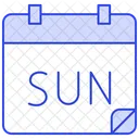 Tag Kalendertag Sonntag Symbol