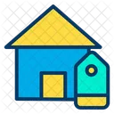 House Tag Home Cost Tag House Cost Tag Icon