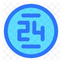 Tag Label Hour Icon