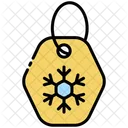 Tag Label Snowflake Icon