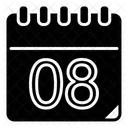 Te Achte Kalender Symbol