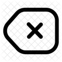 Tag Cross Icon
