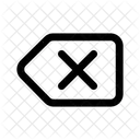 Tag Cross Tag Label Icon