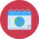 Tag Der Erde Kalender Umwelt Icon