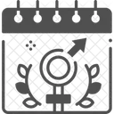 Tag Der Gleichberechtigung Der Frau Tag Veranstaltung Symbol