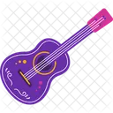 Gitarre Instrument Lila Symbol