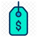 Dollar Etikett Anhanger Symbol