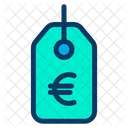 Euro Label Tag Icon