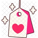 Tag Heart  Icon