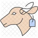 Tag Cow Ear Icon