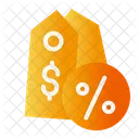 Etichetta di sconto  Icon