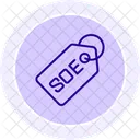 Seotag Line Icon Icône