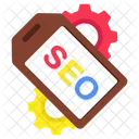 Etiqueta SEO Etiqueta SEO Cartao SEO Ícone