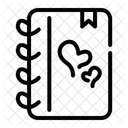 Tagebuch Geheimnis Buch Symbol
