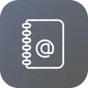 Kontakt Terminkalender Adresse Symbol