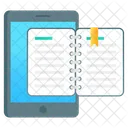 Tagebuch Zeichenblock Notizbuch Symbol