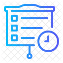 Tagesordnung Prasentation Wirtschaft Und Finanzen Symbol