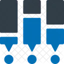 Tagesstatistiken Balkendiagramm Balkengraph Symbol