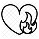 Taglicher Kalorienbedarf Herz Kalorien Verbrennen Symbol