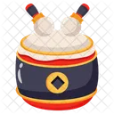 Taiko Drum Percussion Icon