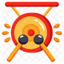 Taiko Trommel Perkussion Symbol