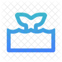 Swim Animal Simple Icon